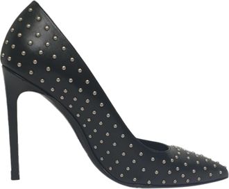 Saint Laurent Saint Laurent pumps met studs en spitse neuzen in zwart leer