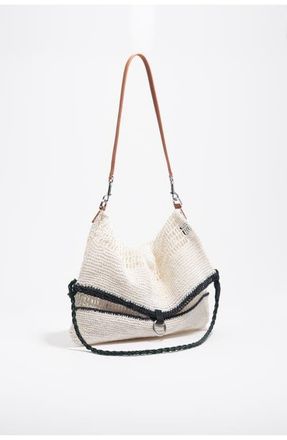 Bimba & Lola Medium Paper Shoulder Bag in White at Nordstrom