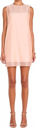 Amanda Uprichard Annina Mini Dress In Lychee