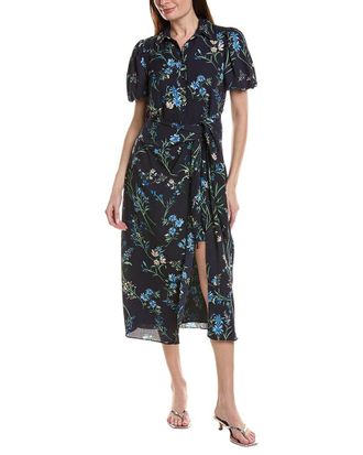 CeCe by Cynthia Steffe Wrap Midi Shirtdress