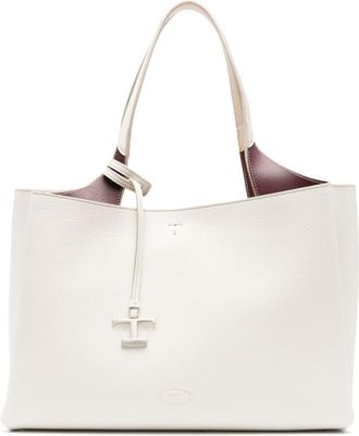 Tod's Medium Tote In Hammered Leather Bags