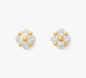 Kate Spade New York Kate Spade Fine Time To Shine Diamond Flower Studs