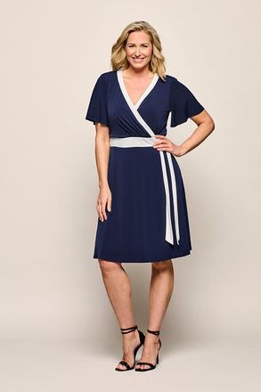 Mart Visser Regina Jurk Navy Maxi