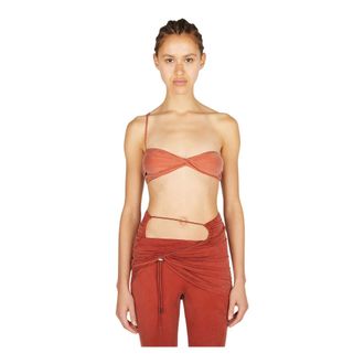 Jacquemus Dames, Tops, Oranje, Maat: L