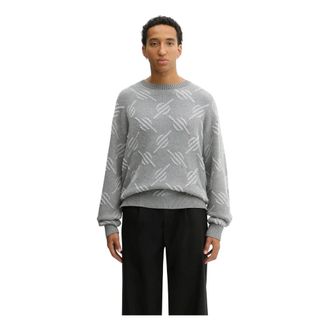 Daily Paper Clothing Truien & Vesten, Heren, Grijs, S, Round-neck Truien