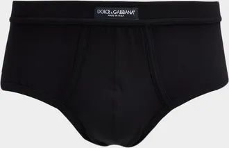 Dolce & Gabbana Men & apos;s Cotton Logo Patch Briefs