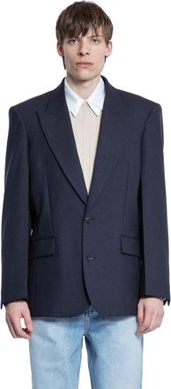 Recto Structured Wool Tailored Blazer