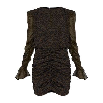 Rotate Rotate Birger Christensen, Dames, Jurken, Bruin, Maat: M Viscose