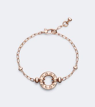POMELLATO Iconica 18kt rose gold bracelet with diamonds