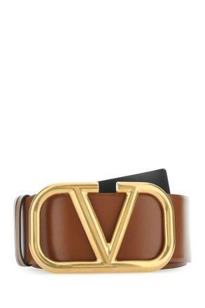 Valentino Garavani Brown VLogo Signature Reversible Belt