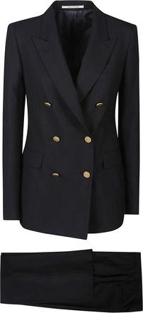 Tagliatore Suit - Dames - Business pakken - Blauw - L - Kostuums