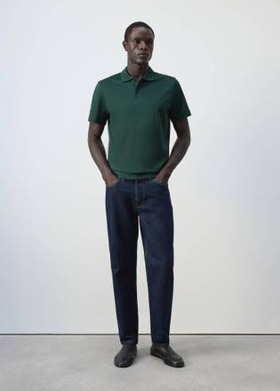 Mango Polo cotone regular-fit verde biliardo - Uomo - XXL - MANGO MAN
