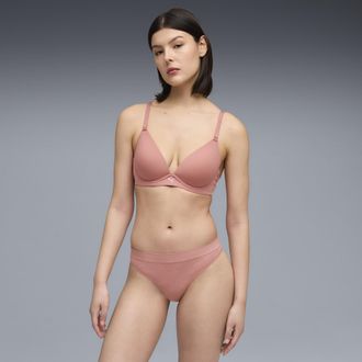 Puma Reggiseno imbottito PUMA da donna, Abbigliamento, Rosa, 70B