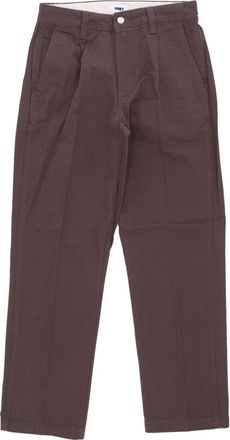 Obey Heren, Broeken, Bruin, Maat: W34 Katoen