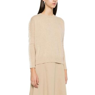 Kujten Kujten, Truien & Vesten, Dames, Beige, M, Wol, Amea Sweater