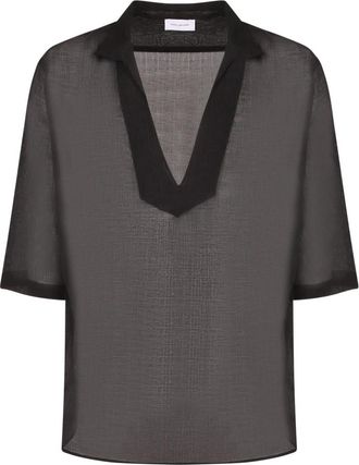 Tagliatore Zante 690003 N1153 - Heren - Polos - Zwart - XL - Tops