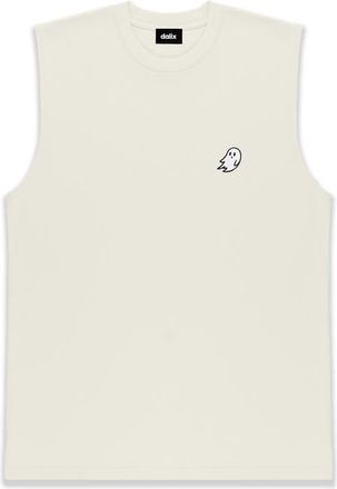 Dalix Ghost Midweight Jersey Tank in Ecru at Nordstrom, Size Xx-Large