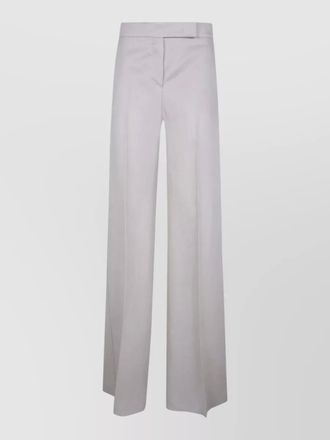 Max Mara badesse linen high waist wide leg trousers