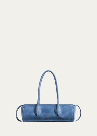 Khaite Donna Soft Suede E/W Shoulder Bag