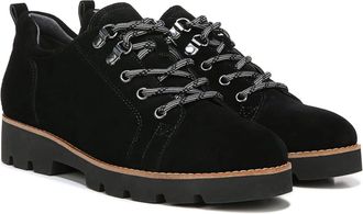 Vionic Womens Vionic Ballari Oxford Black Suede Lace Up Formal Shoes ZAP2016