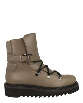 Ferragamo Giulio Lace-Up Demi Boots