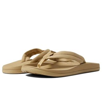 Chaco Chillos Sandals Womens Beige Round Toe Slip On Flip Flop RHS9304
