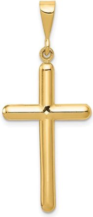 Diamond2Deal 10k Yellow Gold Cross Pendant