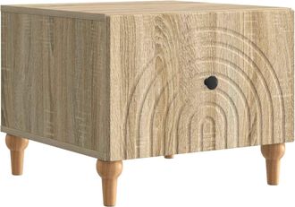 vidaXL Mesa De Caf&eacute; Roble Sonoma 49 X 50 X 40 Cm Madera De Ingenier&iacute;a Vidaxl