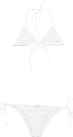 Os&eacute;ree Badmode, Dames, Wit, M, Pailletten, Paillettes Microkini