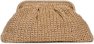 Dolce Vita Woven Frame Clutch in Gold at Nordstrom