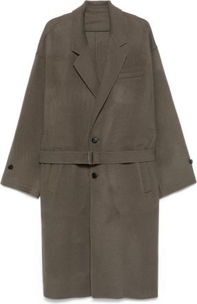 Songzio detachable-lapels coat - Grey
