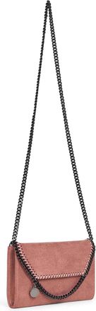 Stella McCartney Womens Wallet Crossbody Bag Falabella Pink Polyester Shoulder