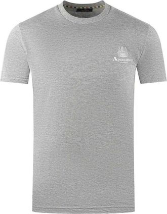 Aquascutum Heren London Aldis Logo T-Shirt (Grijs)