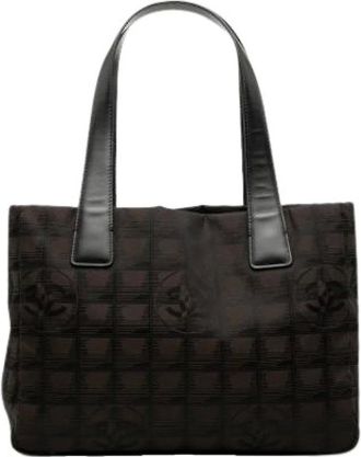Chanel Pre-owned Tote Bags, female, Brown, Size: ONE SIZE Pre-owned Vintage Tote