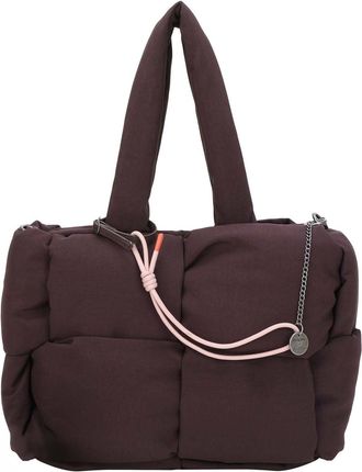 Fritzi Aus Preußen Brigitte X Fritzi Weave Limited Puffed Sky Shopper Shoulder Bag Espresso Dark Purple