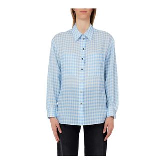 Liu Jo Shirts, female, Blue, Size: M Blouse
