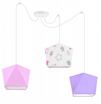 OEM L&aacute;mpara De Techo Infantil Colgante Loft, Pantalla Ara&ntilde;a