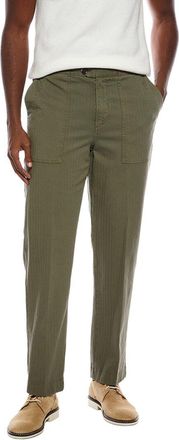 Isaia Linen-Blend Trouser