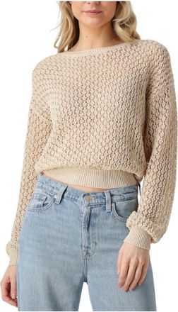 Aaiko Truien & Vesten, Dames, Beige, L, Elegante witte trui