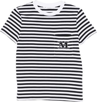 Max Mara Striped Patch Pocket T-shirt