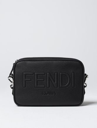 Fendi Borsa Fendi in pelle a grana con logo embossed