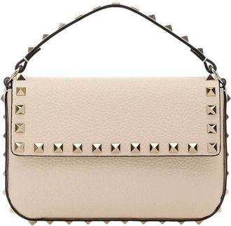Valentino Garavani Ivory Rockstud Mini Crossbody Bag