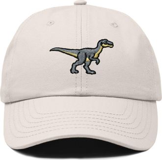 Dalix Velociraptor Dad Cap in Beige at Nordstrom