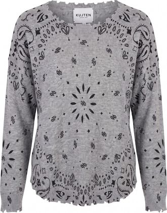 Kujten Mela Bandana Round Neck Sweater