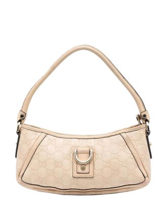 Gucci 2016-2025 Guccissima Abbey D Ring Pochette handbag - Marrone