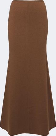 Max Mara Falda larga de lana y cachemir