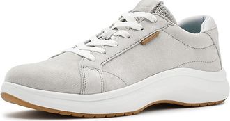 Dr. Scholls Feel Good Plantar Fasciitis Womens Shoes Light Grey : 6.5 M, Leather