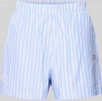 Noisy May Shorts mit Label-Detail und elastischem Bund Modell FRIDA in Hellblau, Gr&ouml;&szlig;e XL