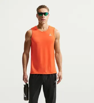 Nike Mens ACG Solar Chase Dri-FIT ADV Tank Top Orange Xxxl