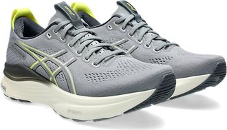 Asics Mens Kayano 32 Shoe In Gravel/citron
